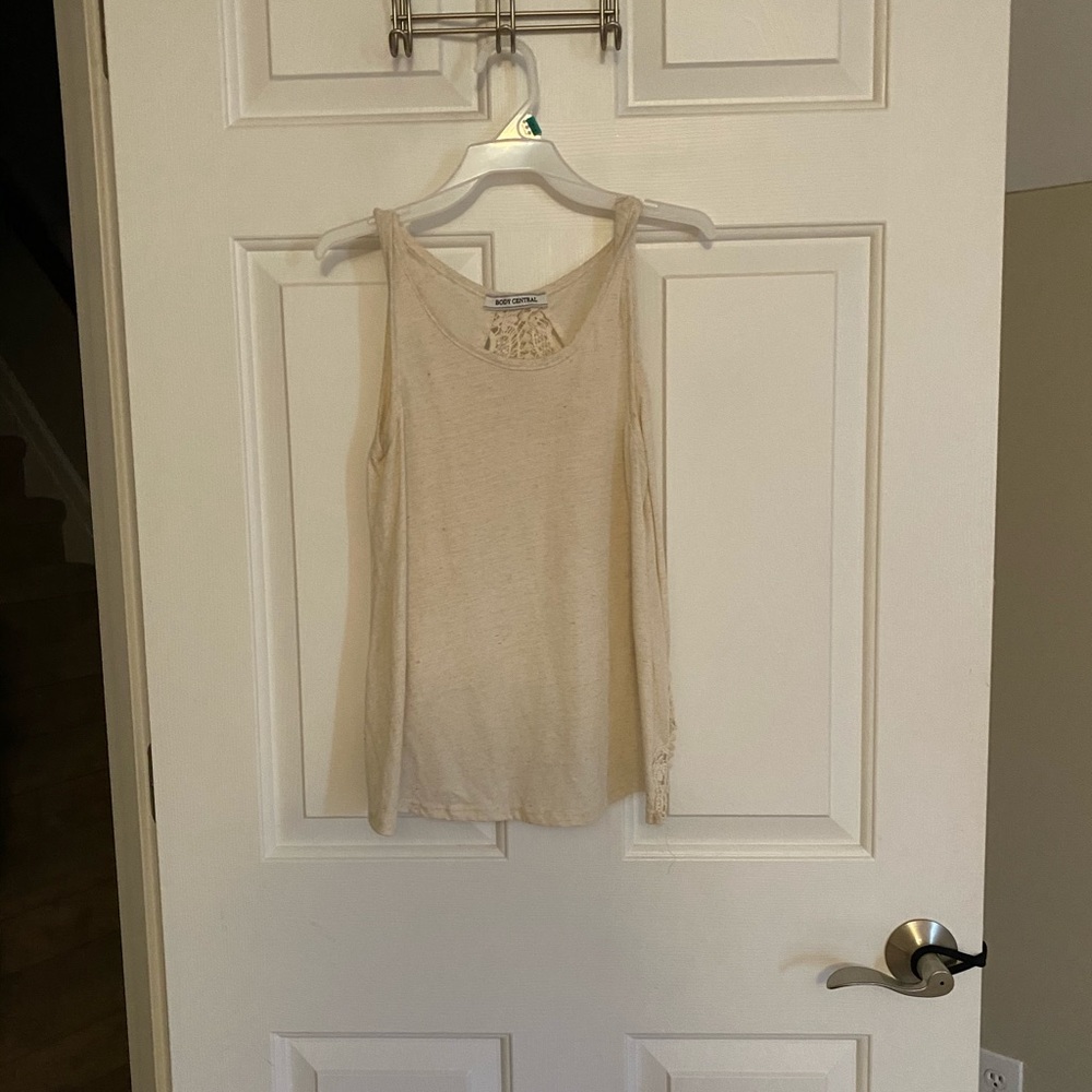 Cream tank top